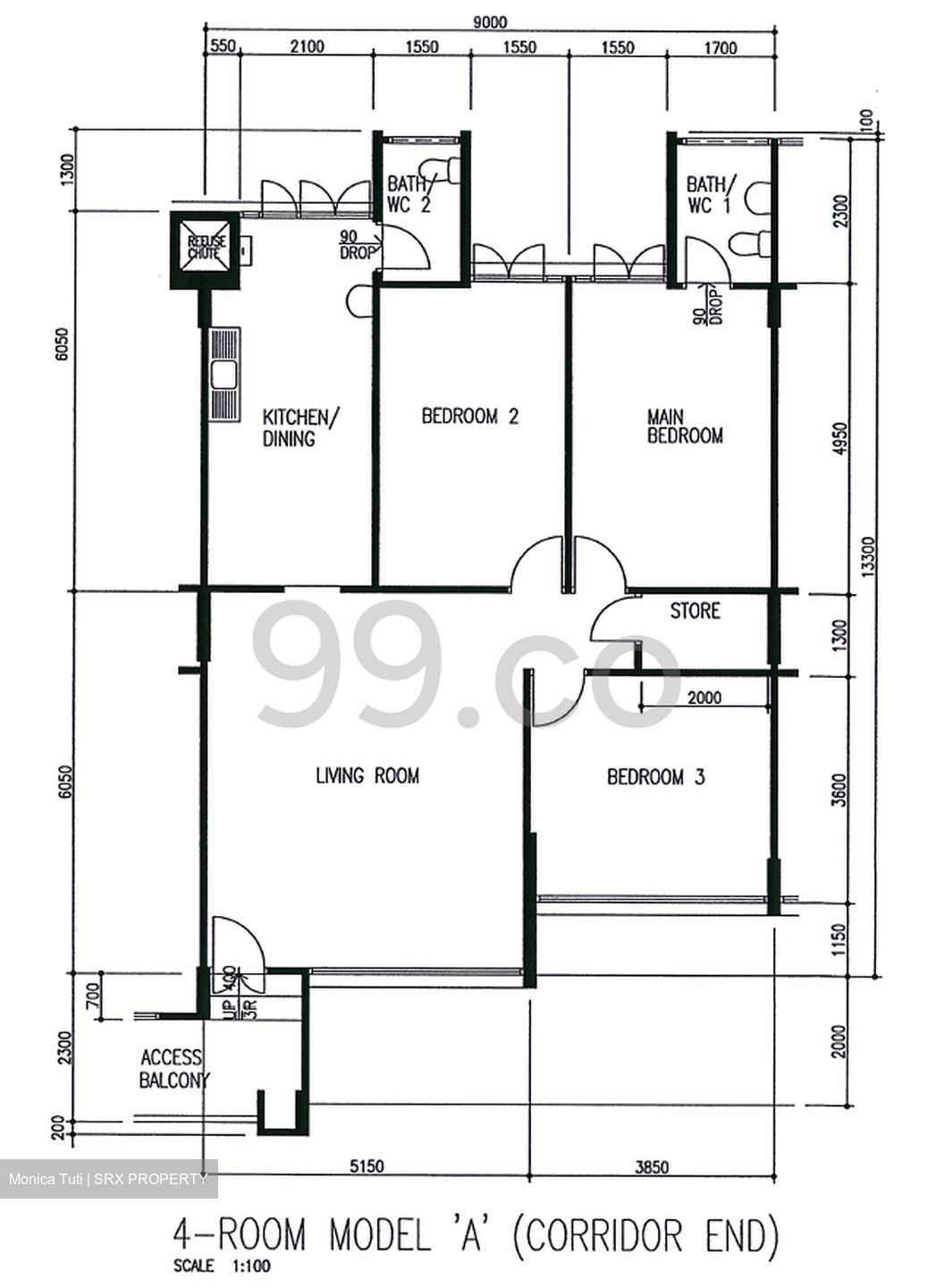 Blk 248 Gombak View (Bukit Batok), HDB 4 Rooms #485482201